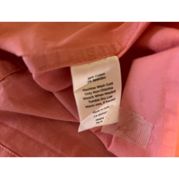 Talbots Blouse 12 Pink Sleeveless Round Neck Back Zip Casual Chic Minimalist - Picture 6 of 6